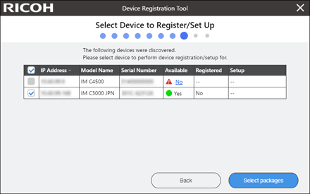 Application screen illustration