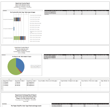 Illustration of report samples