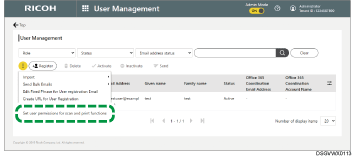Application screen illustration