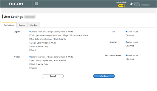 Application screen illustration
