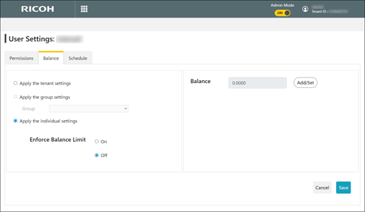 Application screen illustration