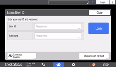 Using the Keyboard to Log into the Multifunction Printer/Copier | User ...