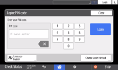 Using the Keyboard to Log into the Multifunction Printer/Copier | User ...